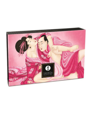 Mini Coffret poudre corporelle framboise et plumeau assorti 
